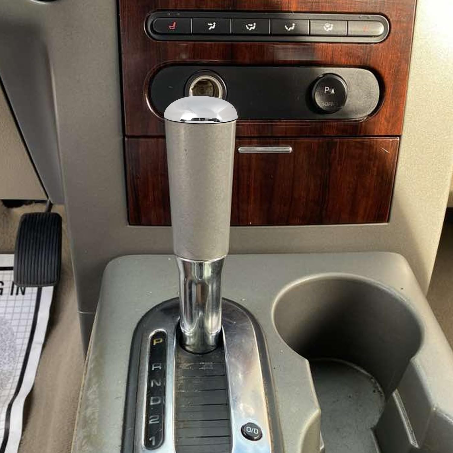 OICCTBF lifestyle truck interior shot displaying cohesive chrome trim match benefit