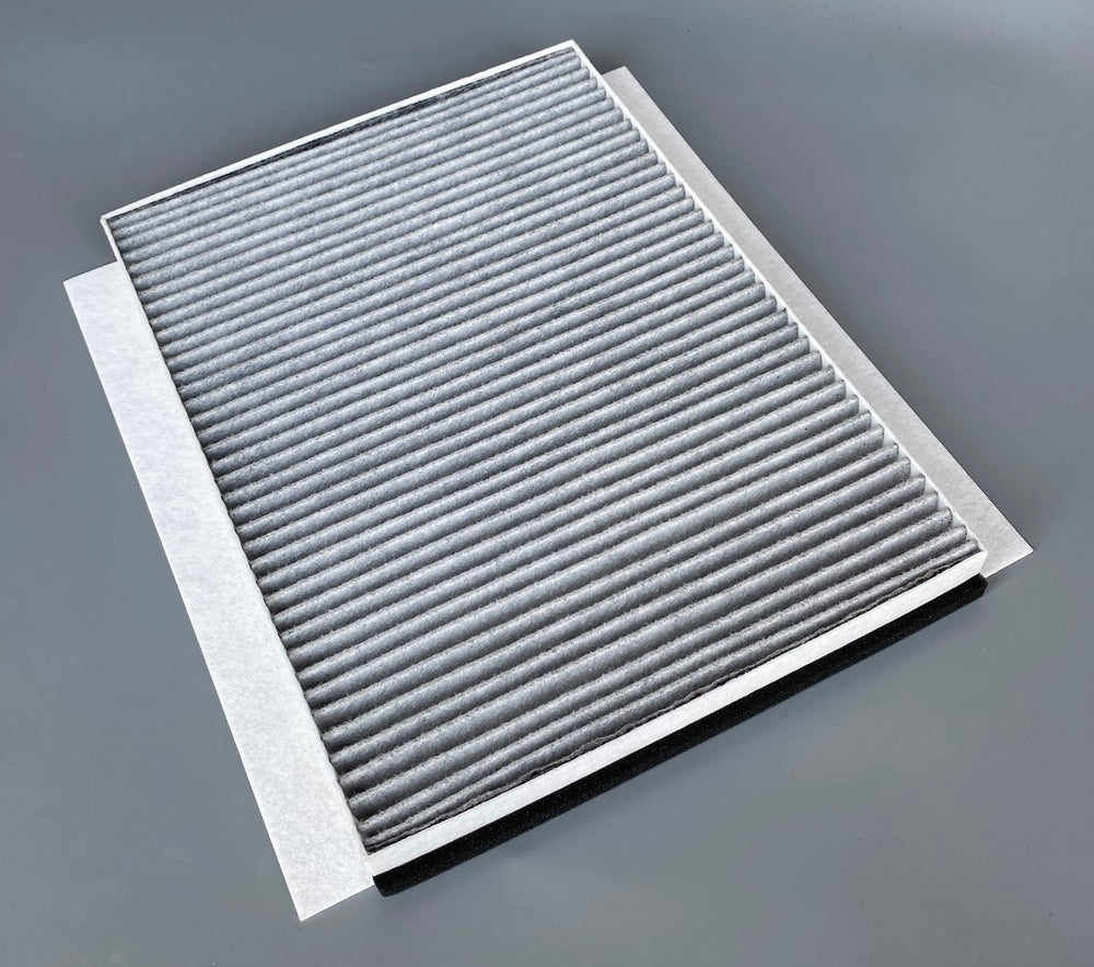 OIFILLIO filter beside ruler showing dimensions for accurate part matching