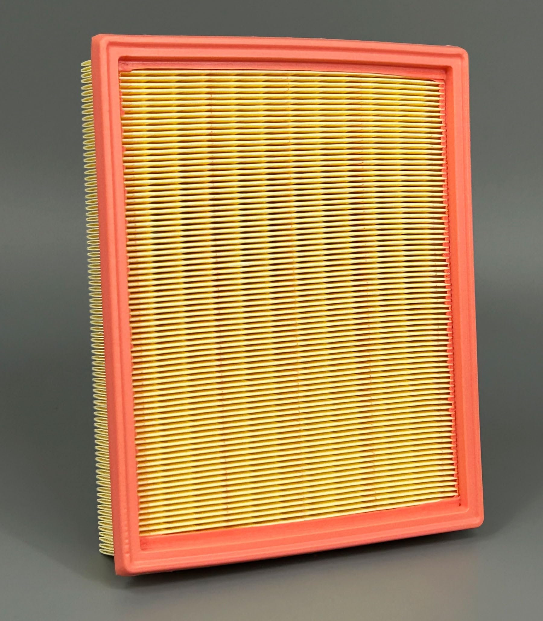 OIFILLIO filter next to ruler showing accurate size for correct vehicle fit