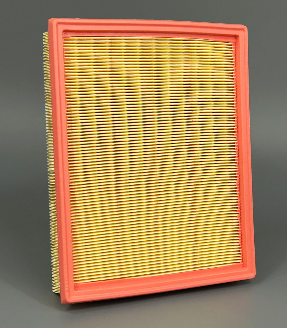 OIFILLIO filter next to ruler showing accurate size for correct vehicle fit