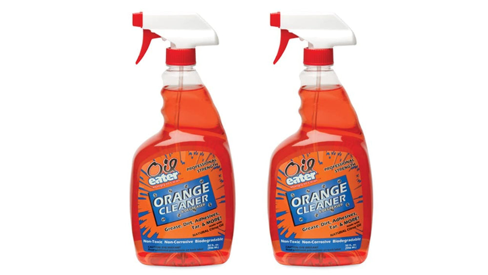 Oil Eater front label showing brand and product benefits for powerful cleaning