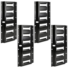 Okllen front view of 1 ft E-Track rail showing mounting slots and design benefit secure anchoring