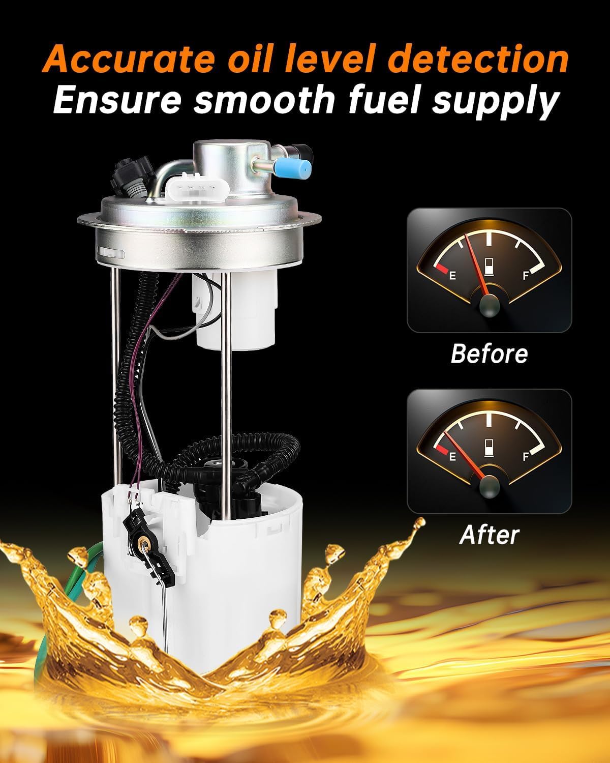 OKLPF mounted in fuel tank demonstrating direct-fit replacement ease