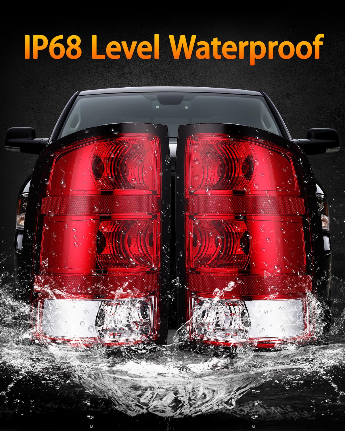OKLPF installed on GMC Sierra demonstrating restored tail light visibility