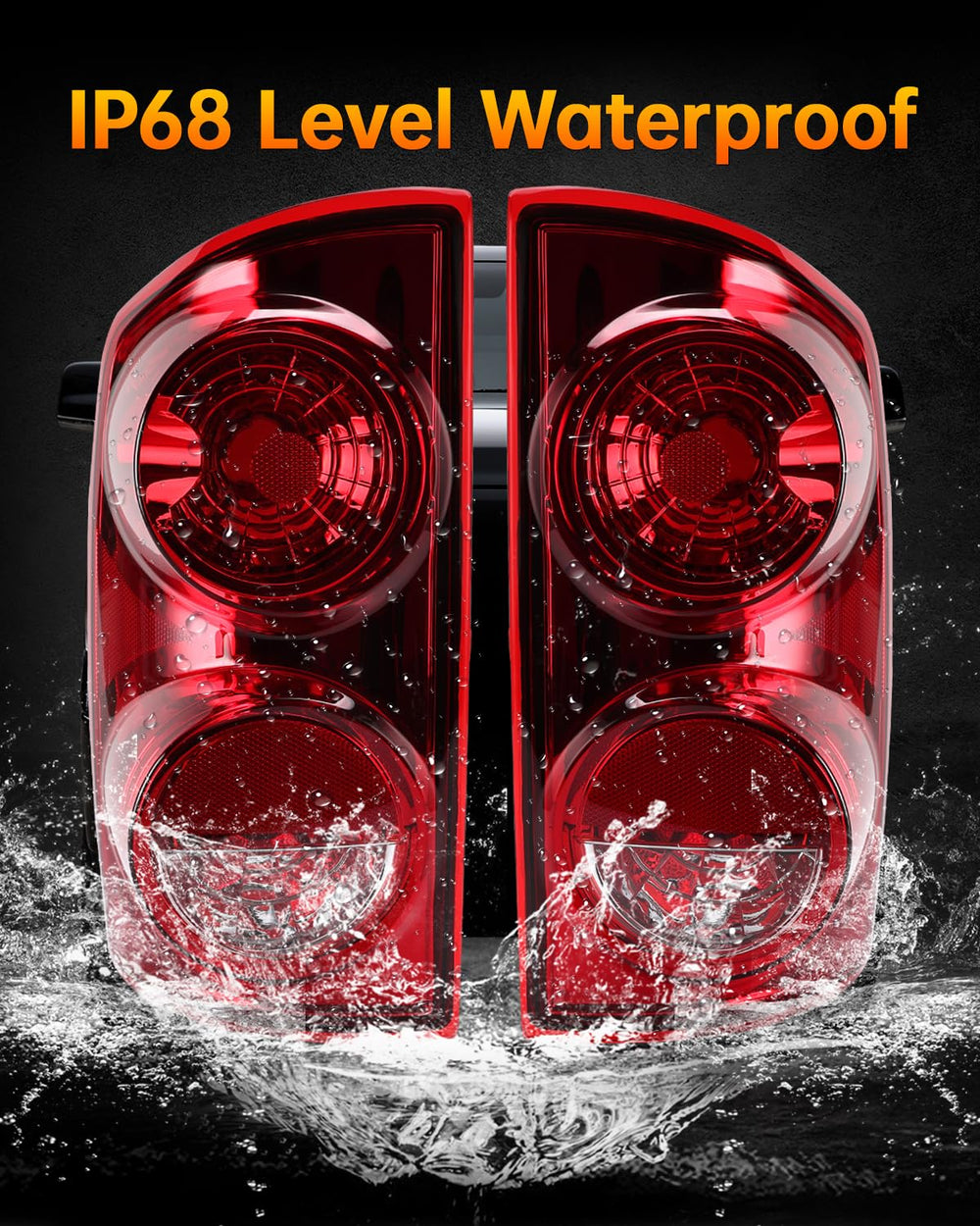 OKLPF tail light installed on Dodge Ram demonstrating factory-fit appearance
