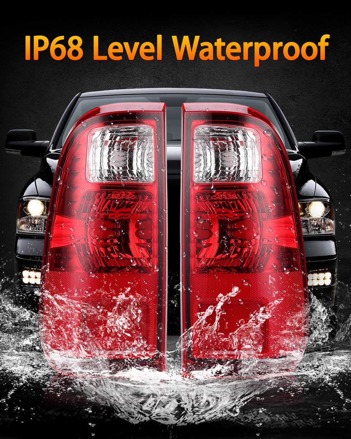 OKLPF tail light installed on Ford Super Duty illustrating exact fit