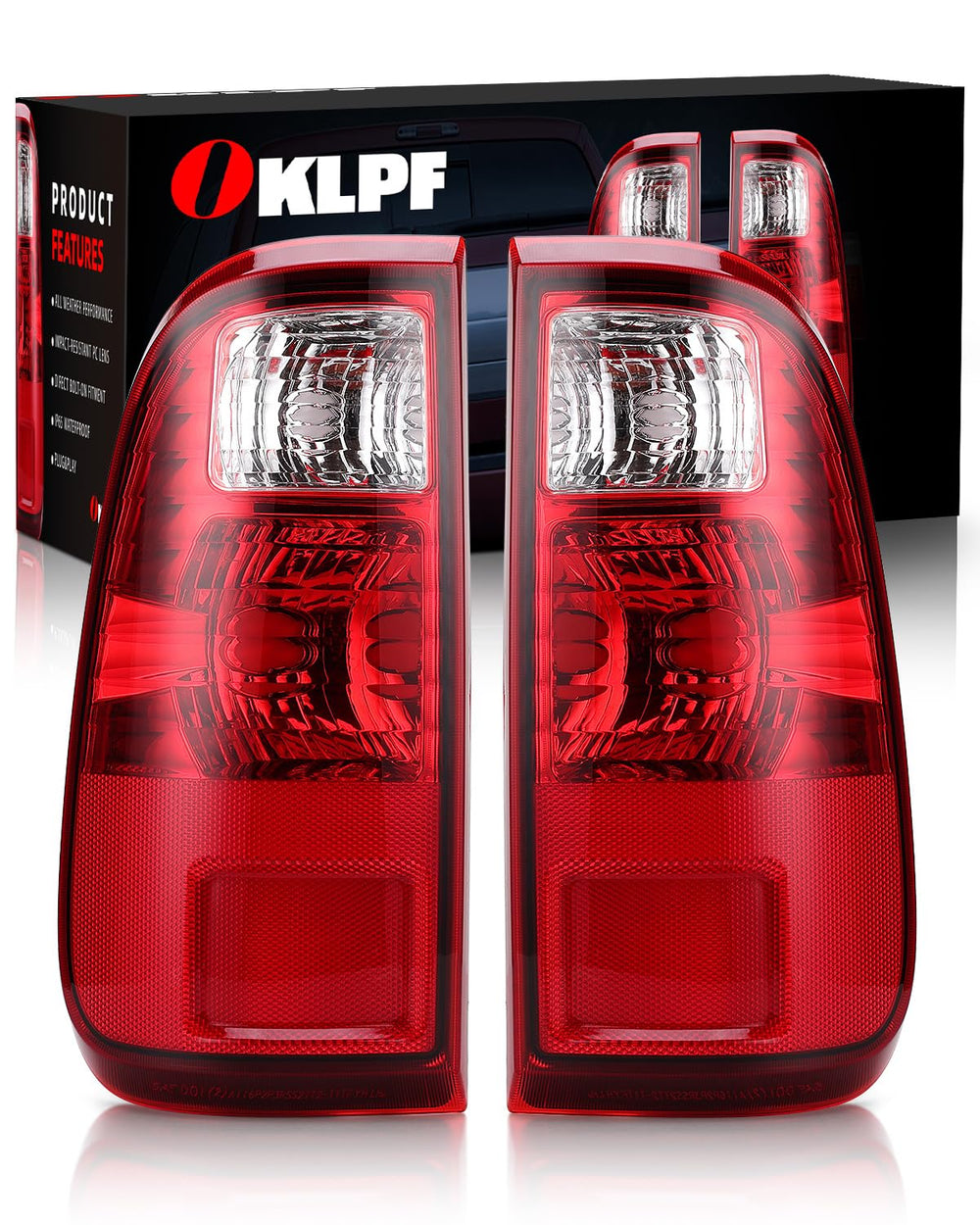 OKLPF tail light illuminated at night improving rear visibility and safety