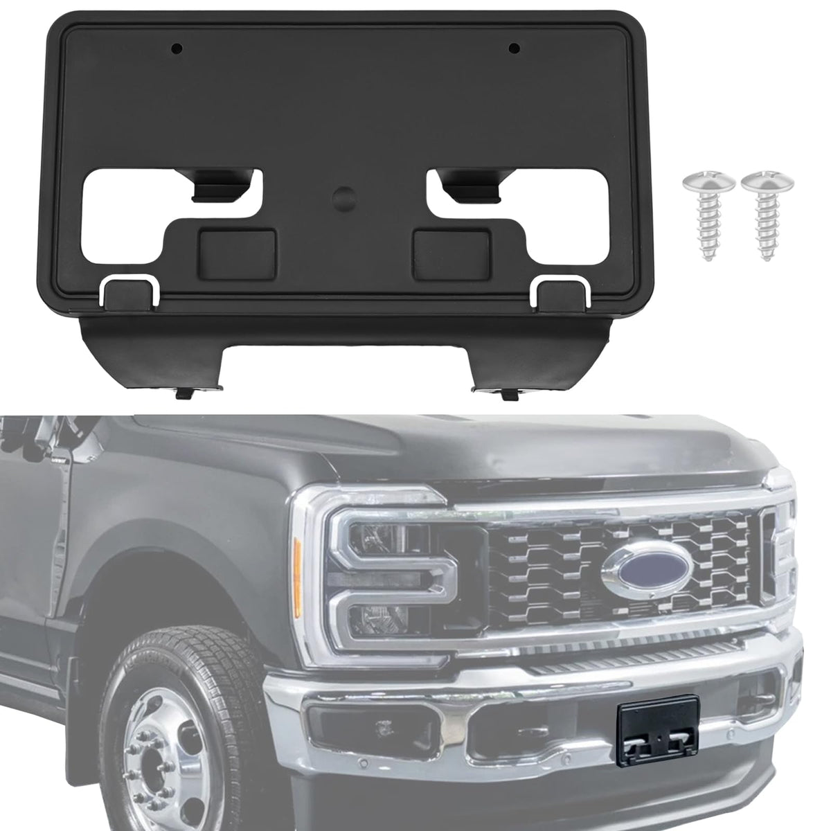 OKPARZ front bracket front view showing clean fit and OEM alignment benefit