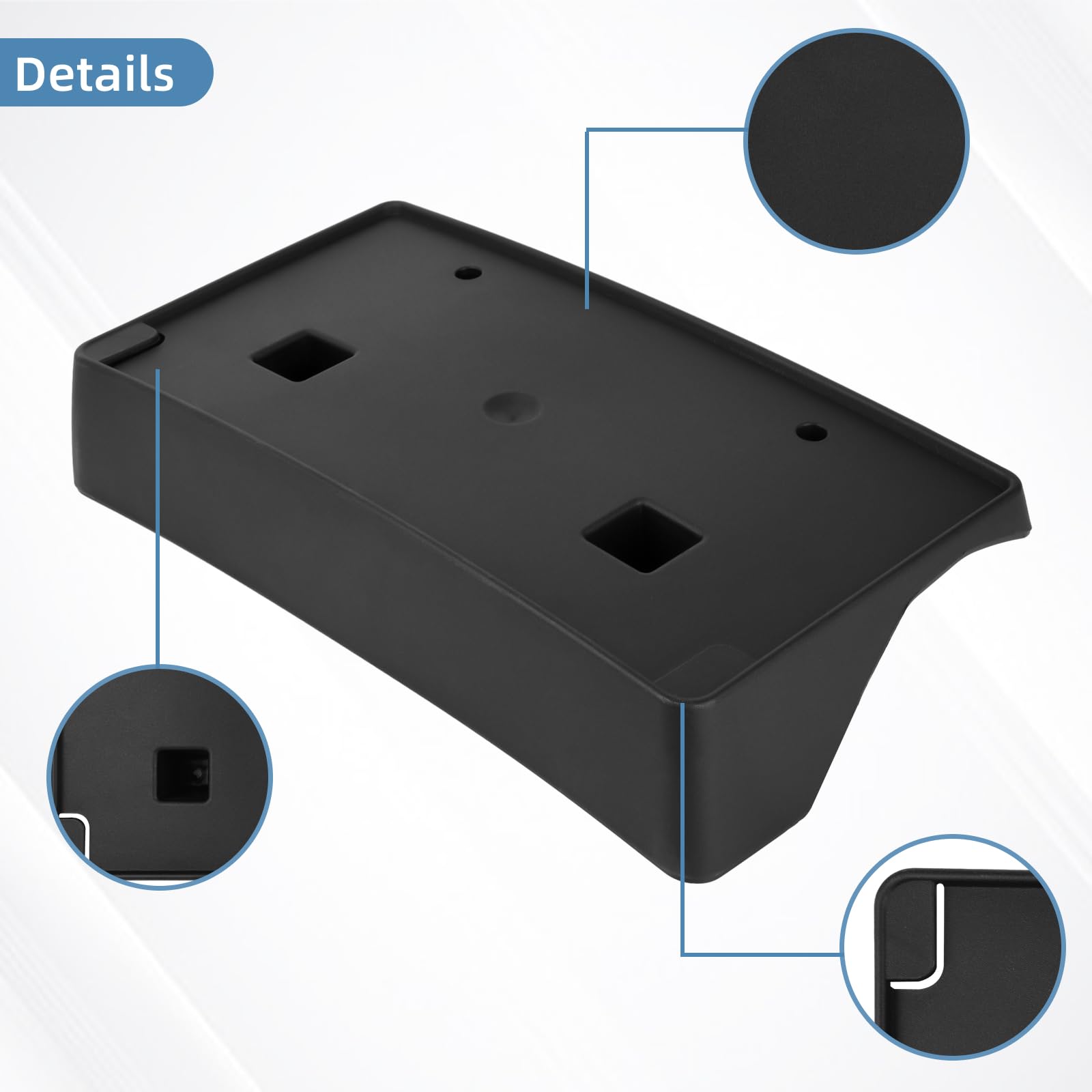 OKPARZ packaged bracket with warranty card showing included coverage benefit