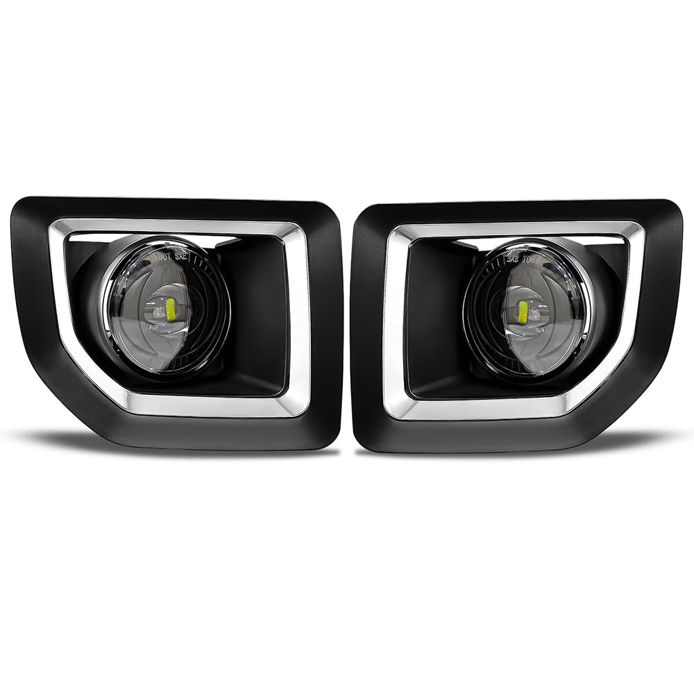 OKSIWA fog light next to hand demonstrating compact size and fit