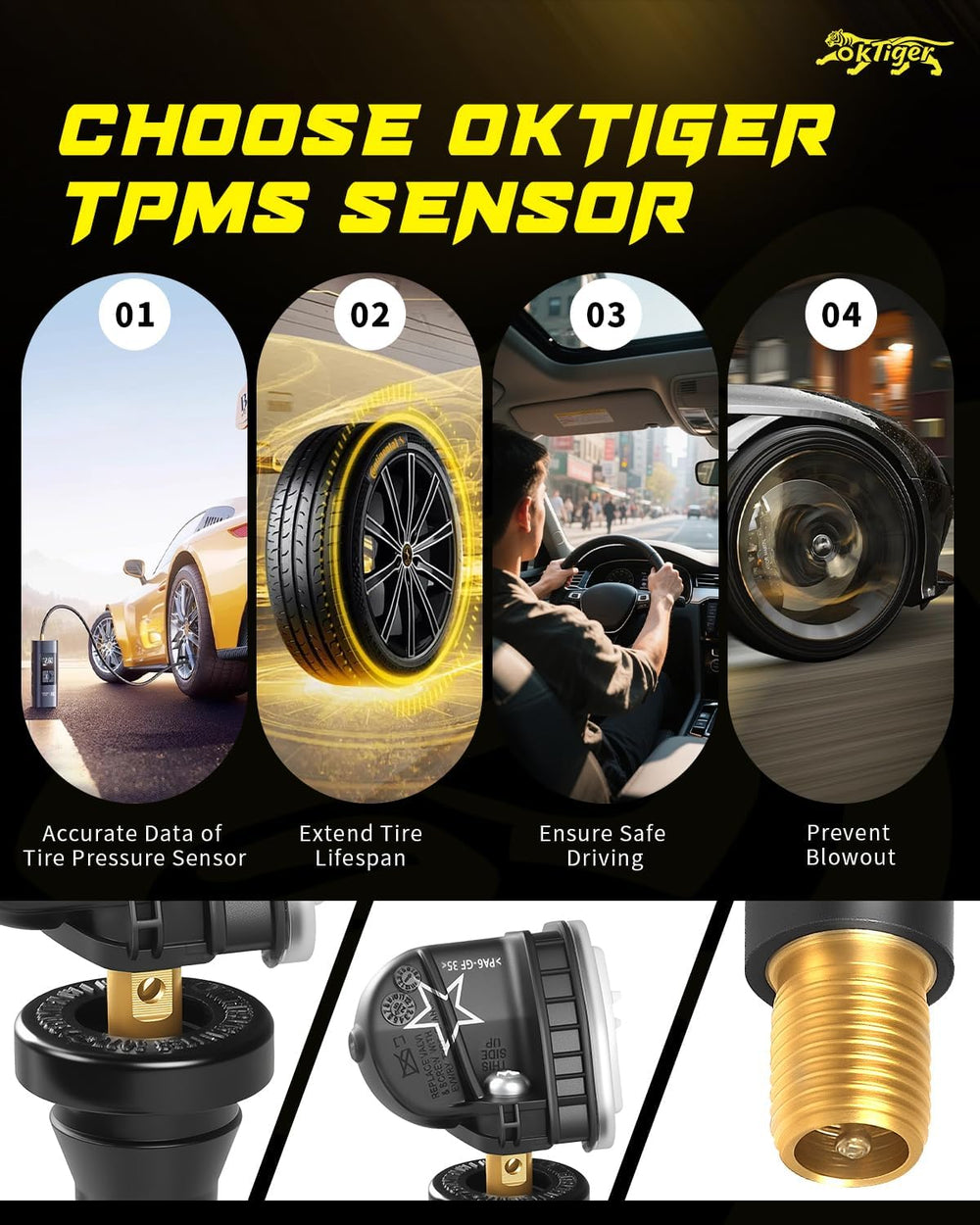 oktiger sensor under wet conditions showing reliable weather performance