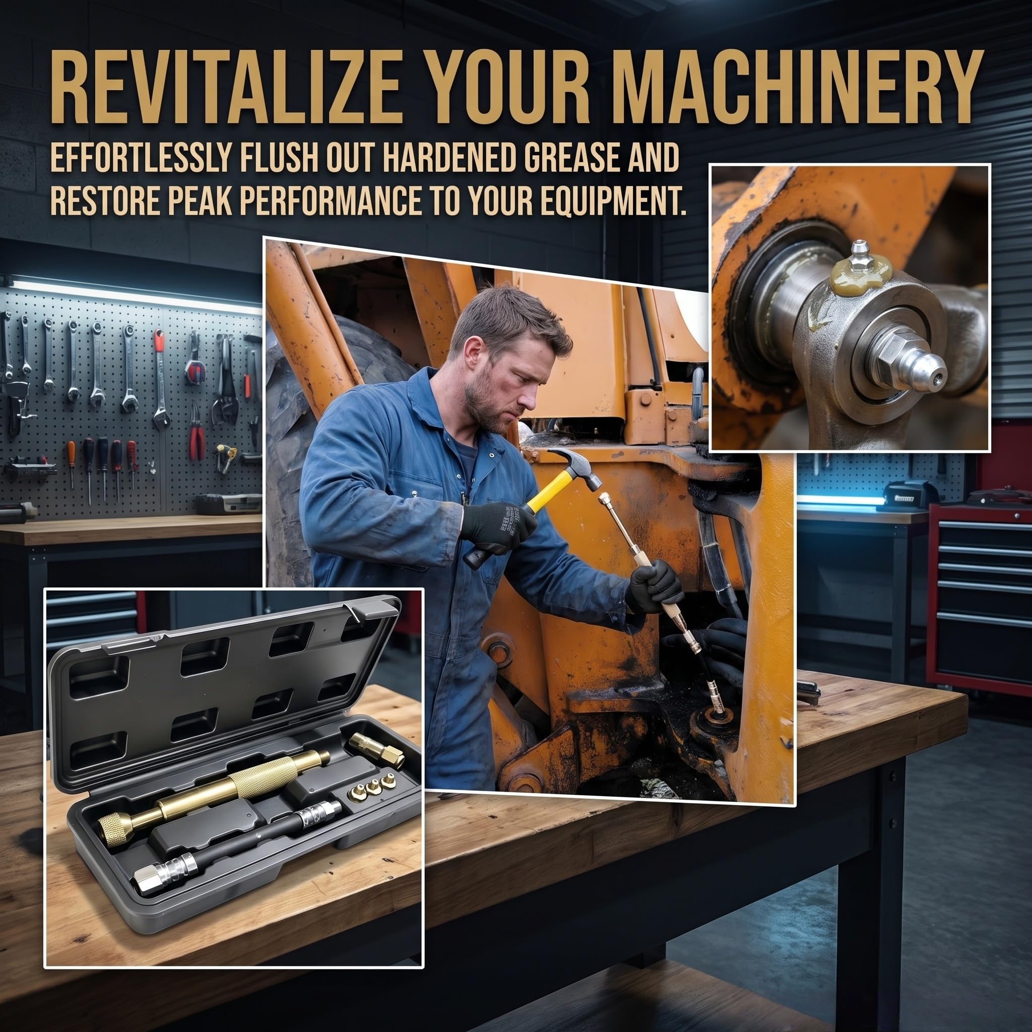 OKYOUK benchside maintenance scene illustrating professional workshop efficiency