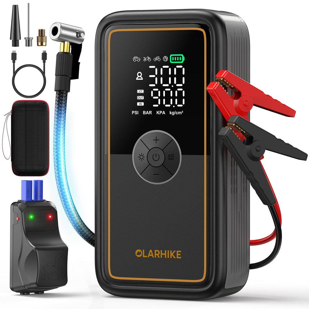 OlarHike front panel showing controls and indicators for quick readiness
