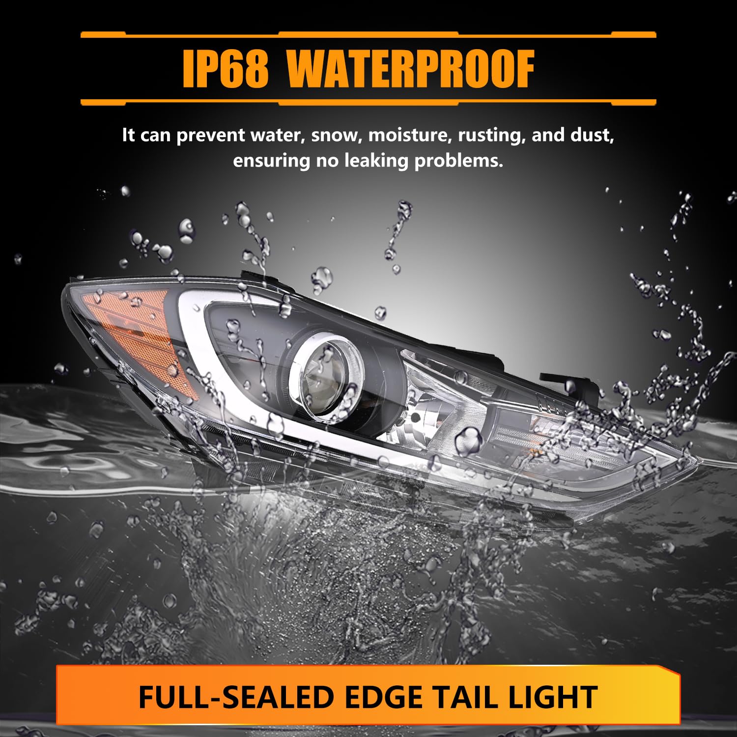 OLDANI chrome reflector detail improving light output efficiency