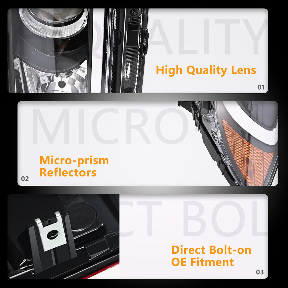 OLDANI units beside ruler showing scale and correct OEM fitment