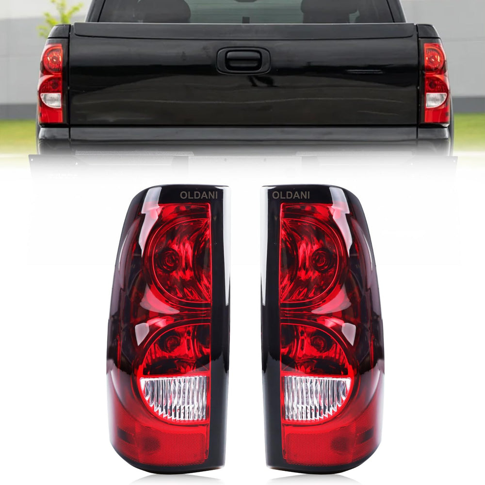 OLDANI front view of tail light assembly showing fit and updated styling benefit
