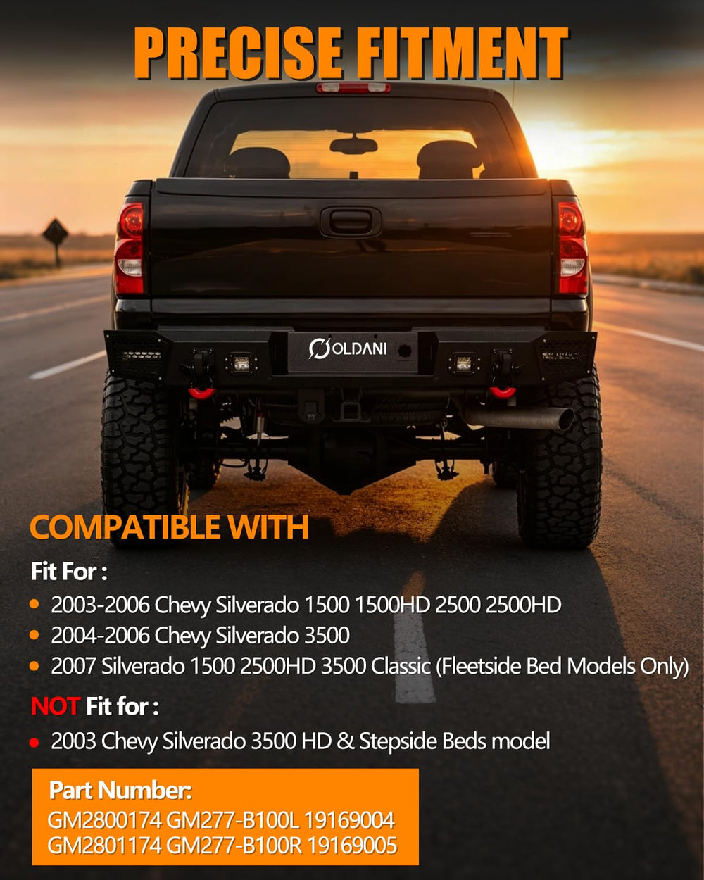 OLDANI side profile highlighting black edge design and seamless integration benefit
