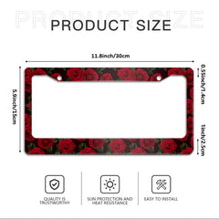 Olemier red rose close-up of printed petals and color that resists fading and cleans easily
