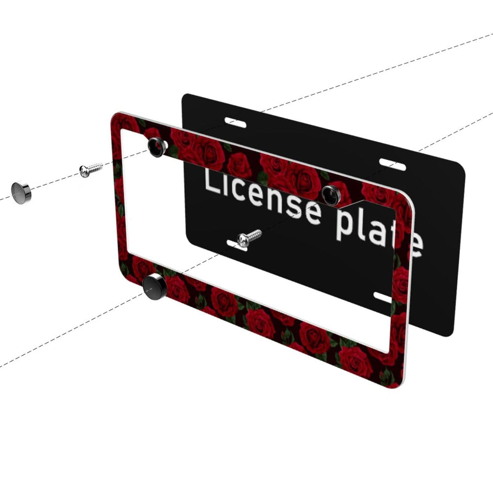 Olemier red rose included hardware with screws washers and black caps for neat installation