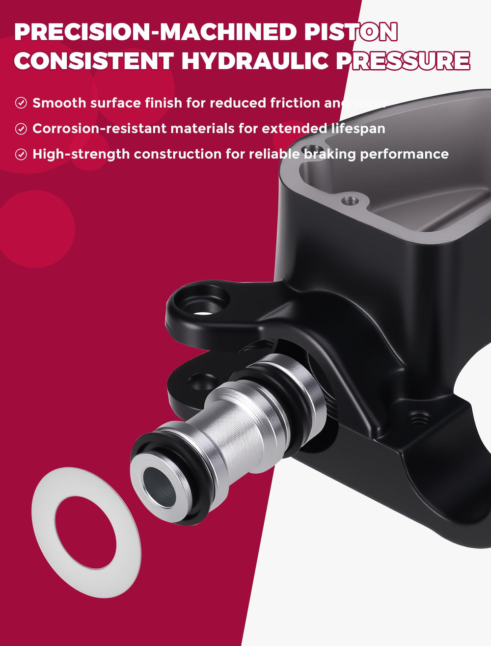 OLIFANT brake lever texture and grip detail for secure hand control