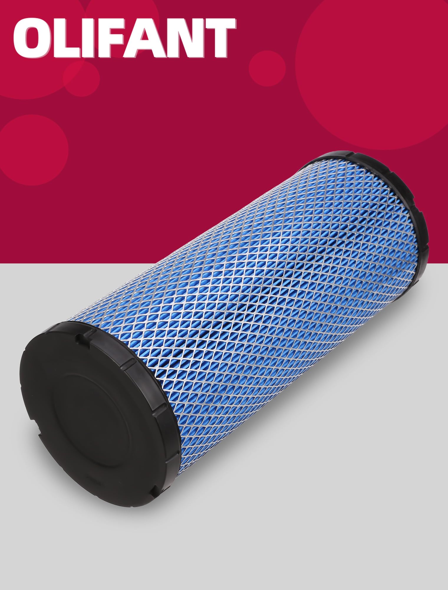 OLIFANT two replacement filters laid flat indicating the 2-piece package