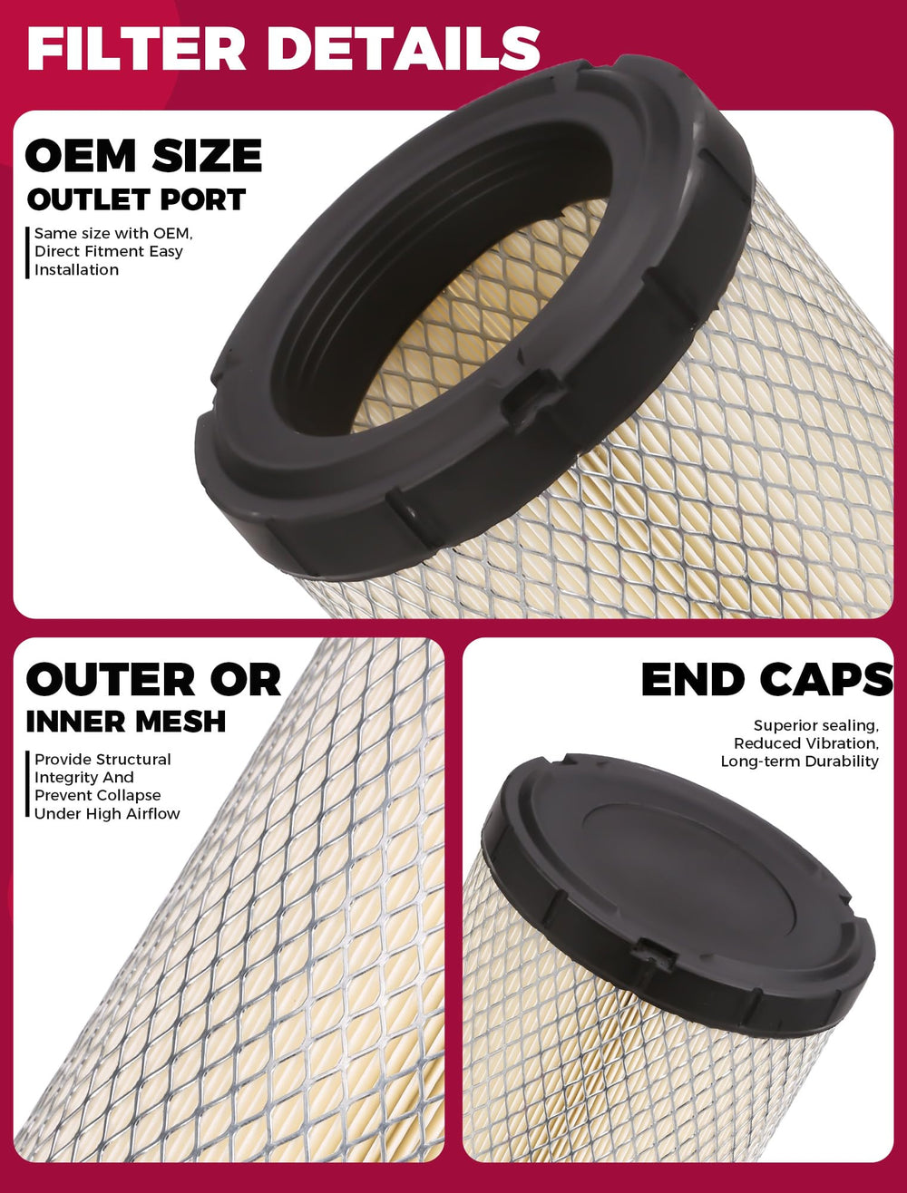 OLIFANT installed filter inside Defender airbox for easy replacement