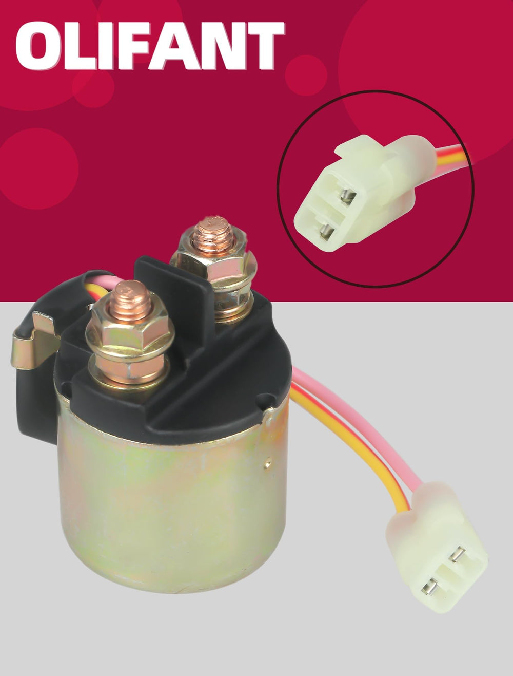 OLIFANT ignition coil side view showing robust housing for consistent spark