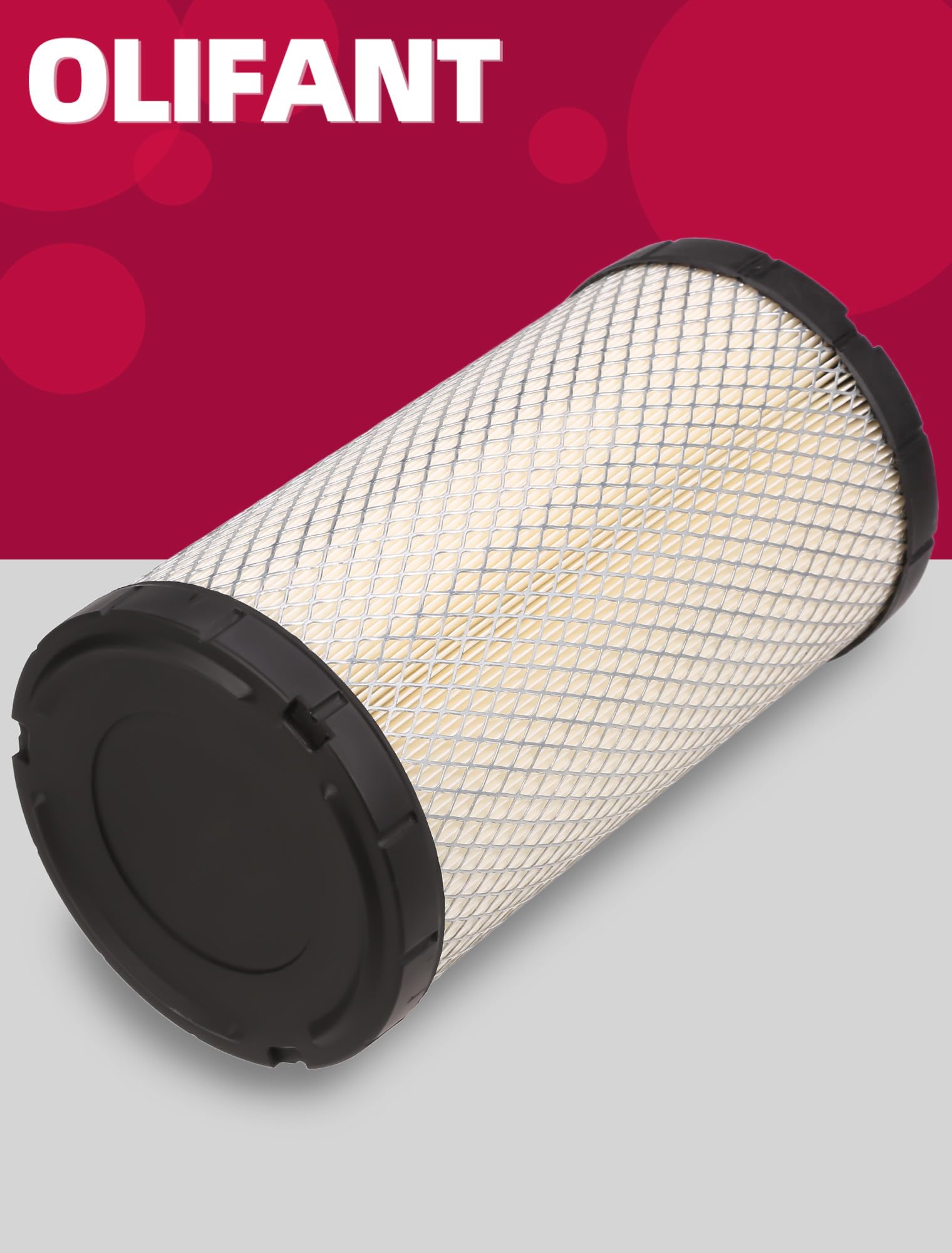 OLIFANT product label with part numbers for quick verification