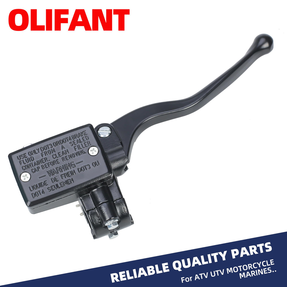 OLIFANT lever mount and pushrod detail for correct lever feel