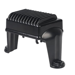 OLIFANT backplate detail highlighting cooling fins and construction for improved heat dissipation benefit