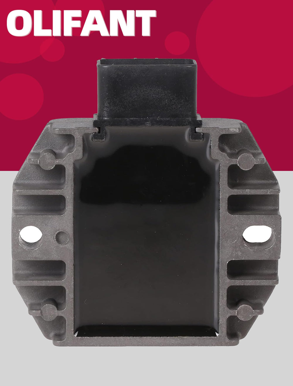OLIFANT unit next to ruler showing scale for correct sizing and ease of installation