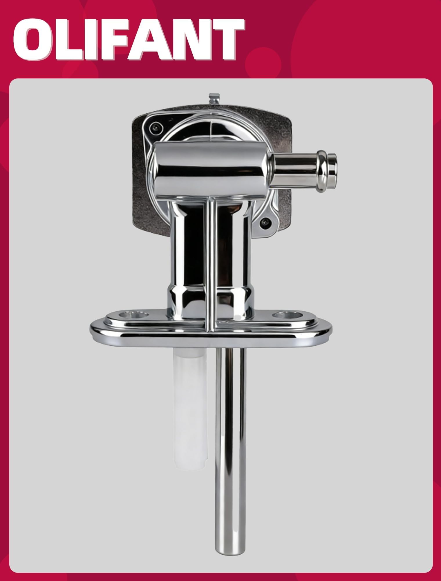 OLIFANT selector knob close-up showing clear ON OFF RES positions
