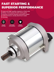 OLIFANT starter aluminum housing detail showing durable casing and heat resistance benefit