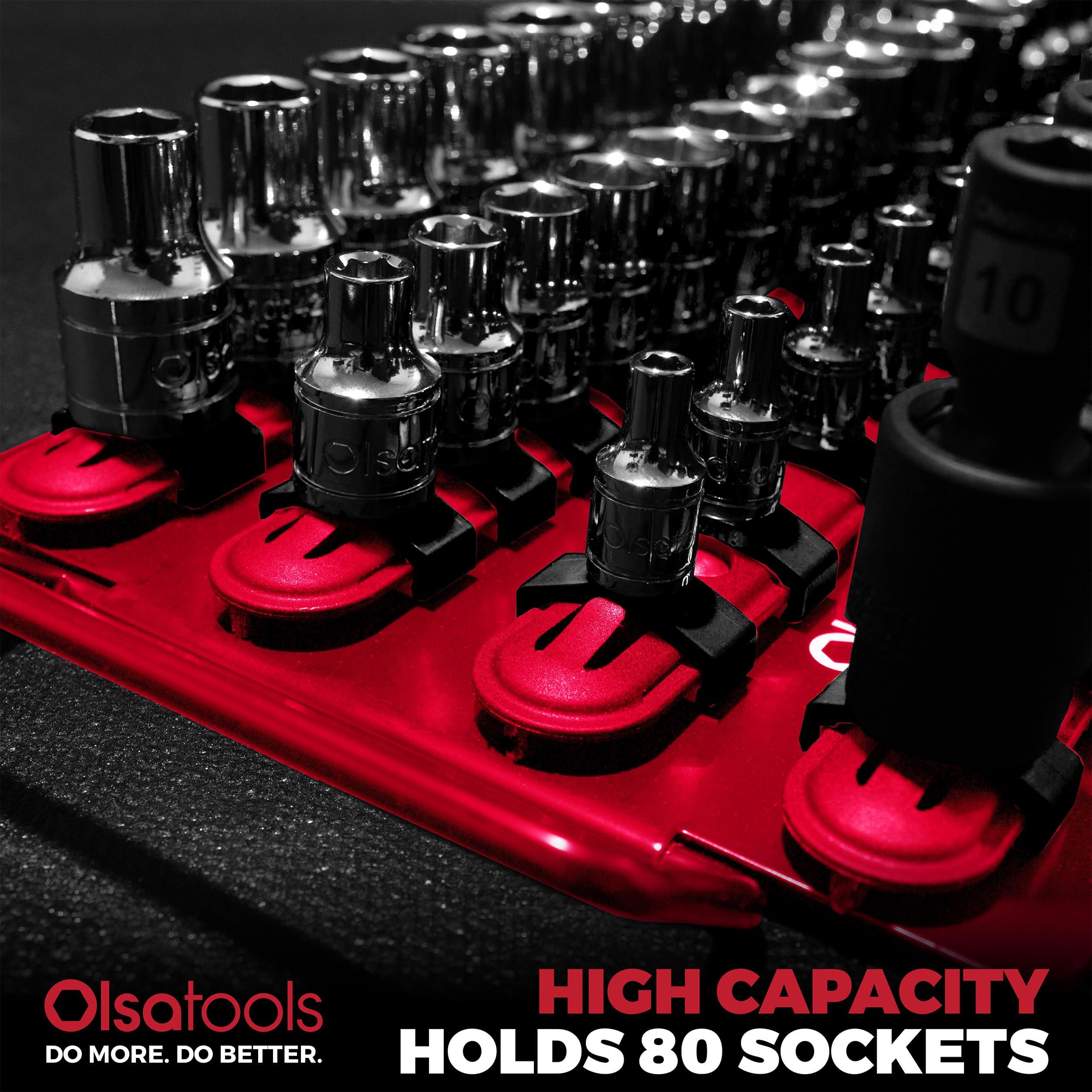 Olsa Tools side profile showing slim design to fit drawer or shelf