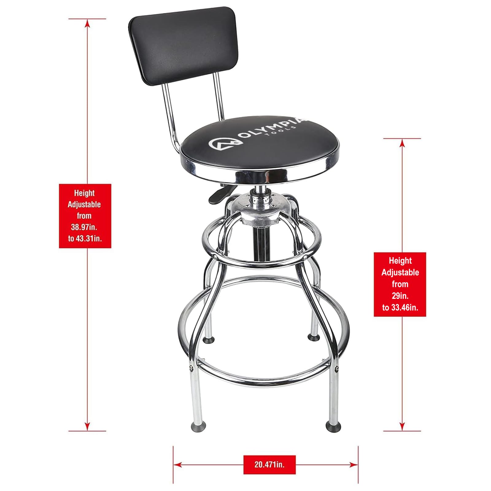 Olympia Tools hydraulic lever detail for smooth height adjustments