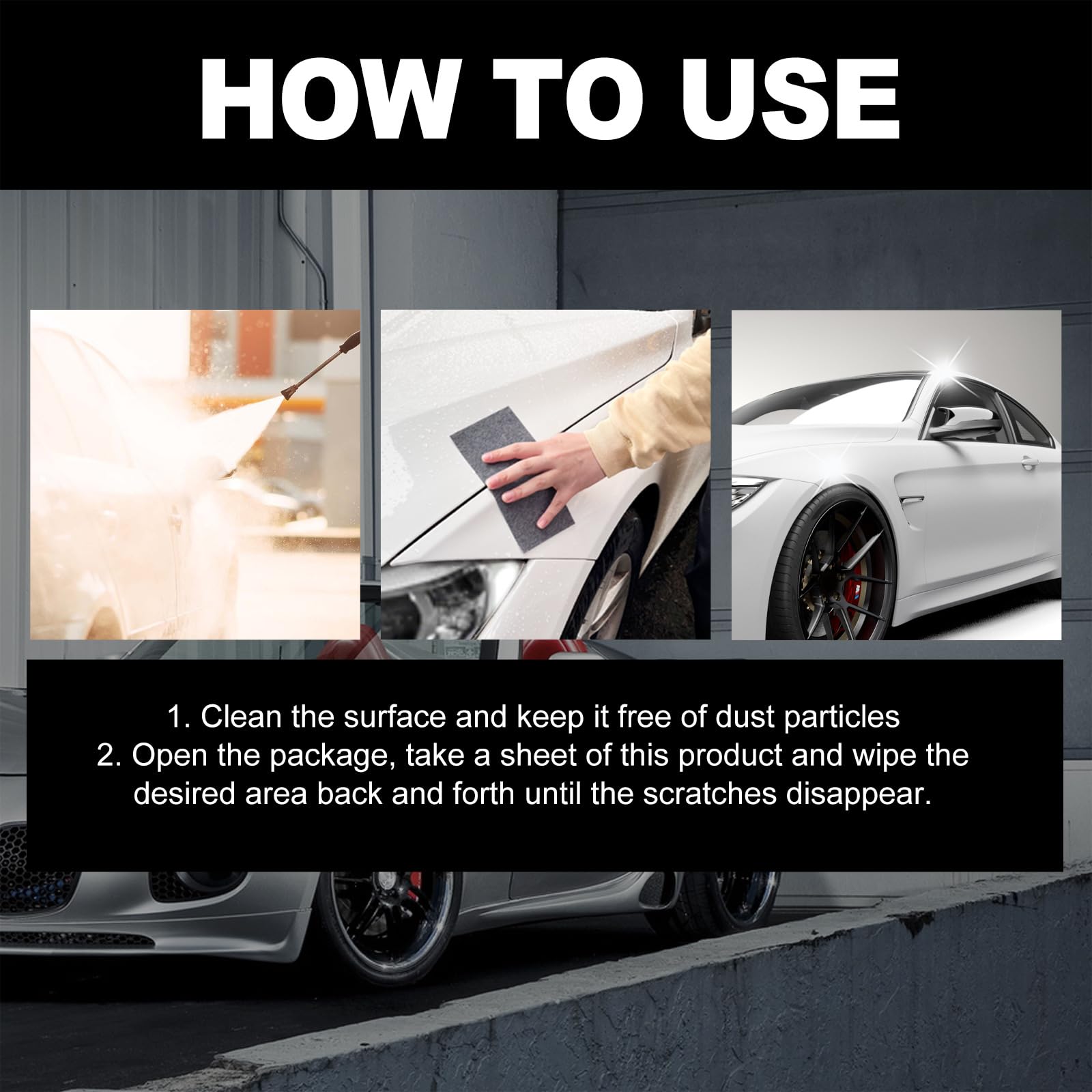 Omaky lifestyle driveway repair scene showing quick at-home touch-up benefit
