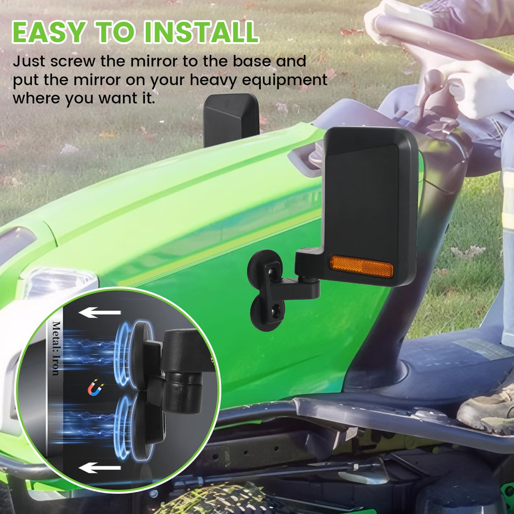 Omgro magnetic base closeup shows secure tool-free mounting
