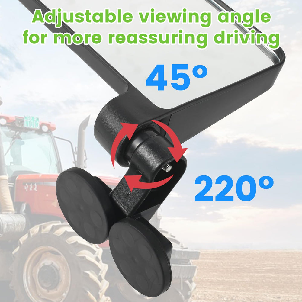 Omgro mounted on tractor side enhances operator sightlines