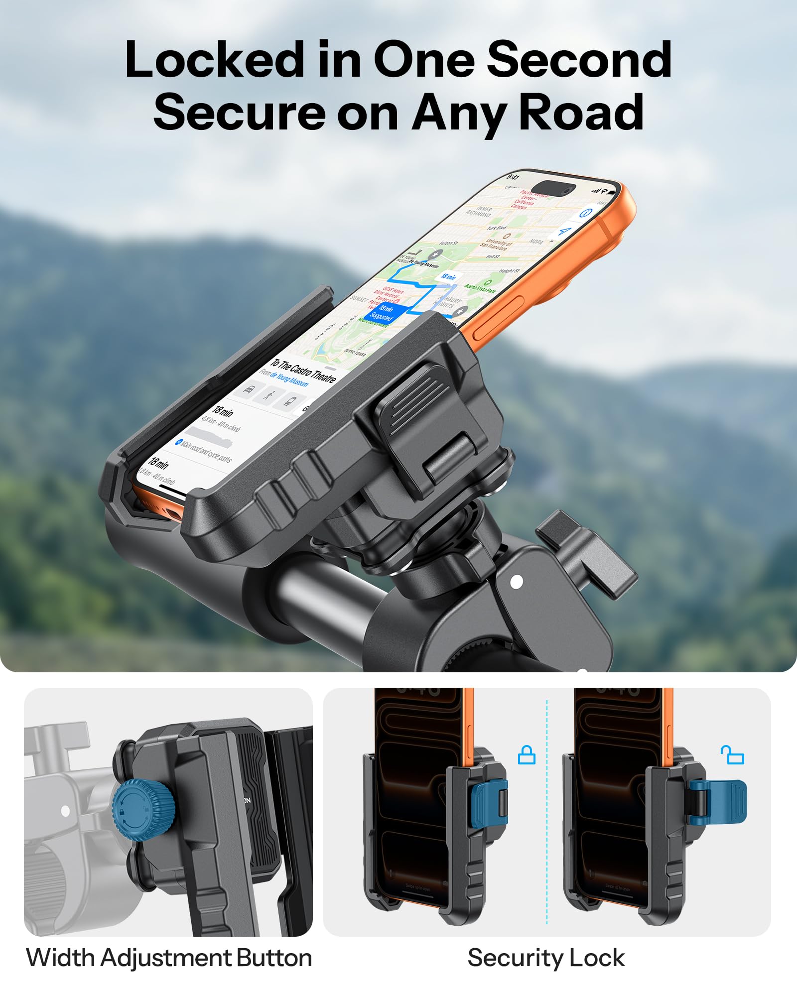 OMOTON BK01 cradling phone protecting camera and preventing lens damage