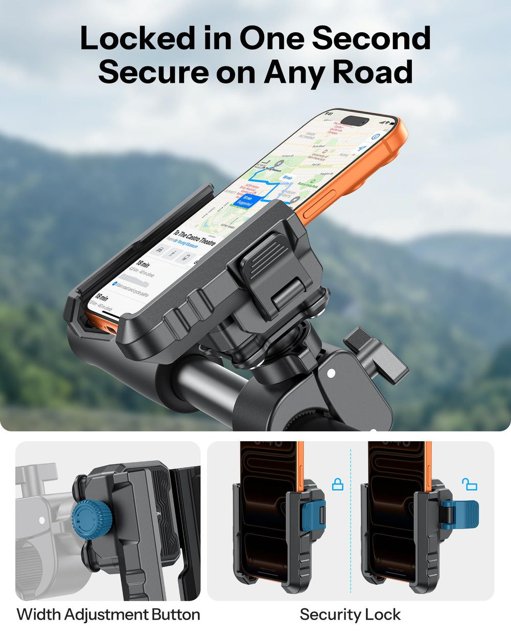 OMOTON BK01 cradling phone protecting camera and preventing lens damage