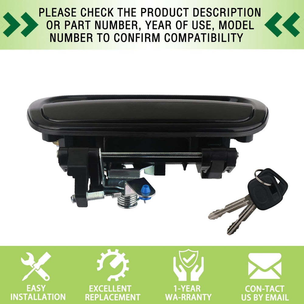 omoZone handle with two keys showing included hardware and scale