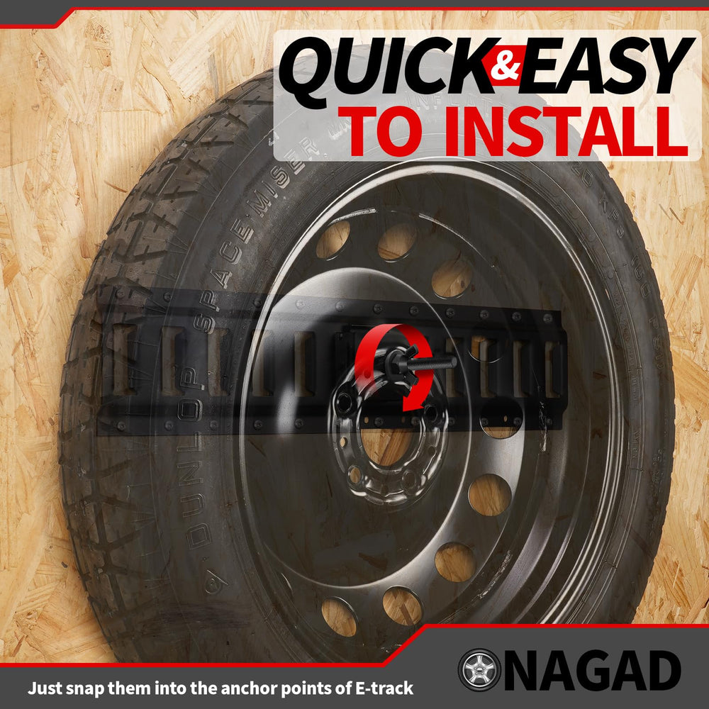 ONAGAD close-up of patented through-hole showing bolt options for flexible fitment