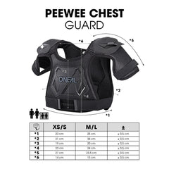 O'NEAL back view displaying TPR back protection and ventilation