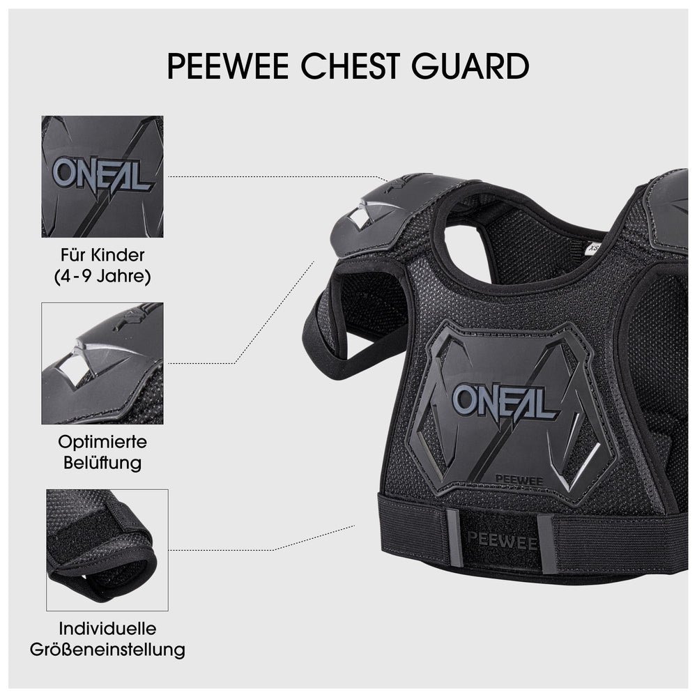 O'NEAL close-up of injected molded shoulder pad for impact spread