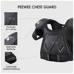 O'NEAL close-up of injected molded shoulder pad for impact spread