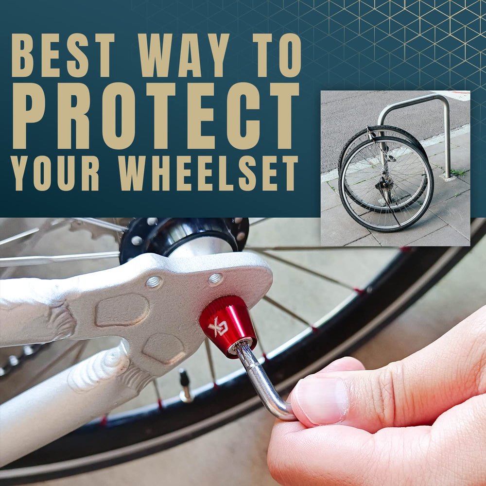 ONIPAX installed on road bike rear wheel for stable security