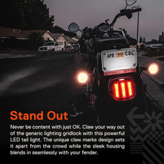 ONLINE LED STORE close-up of claw-pattern LEDs highlighting unique signature and improved visibility