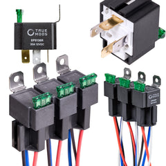 ONLINE LED STORE True MODS front packaging showing six fused relay kits and benefits