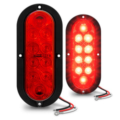 ONLINE LED STORE TRUE MODS front view showing red oval lens for clear visibility