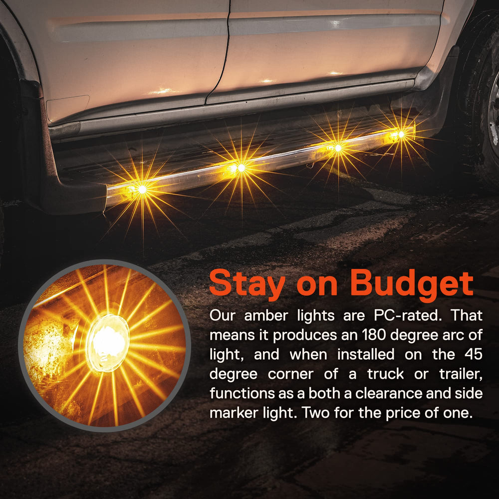 ONLINE LED STORE TRUE MODS installed on trailer corner providing wide visibility